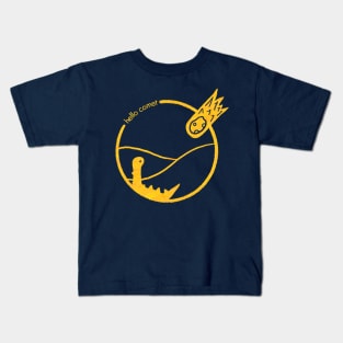 Hello Comet (Prehistoric) Kids T-Shirt